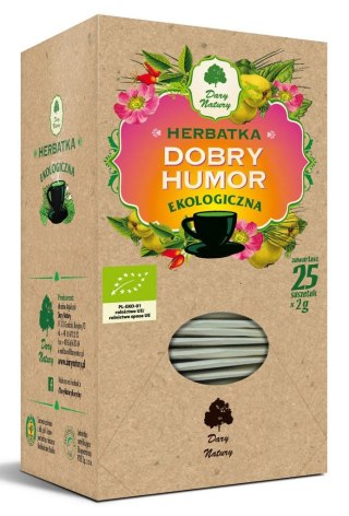 Przecena HERBATKA DOBRY HUMOR BIO (25 x 2 g) 50 g - DARY NATURY