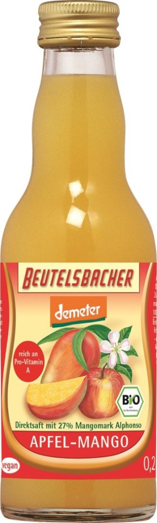 SOK JABŁKO - MANGO NFC DEMETER BIO 200 ml - BEUTELSBACHER