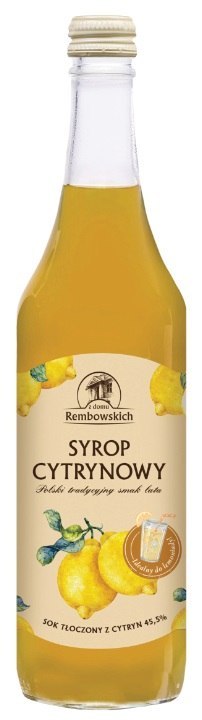 SYROP CYTRYNOWY 500 ml - REMBOWSCY
