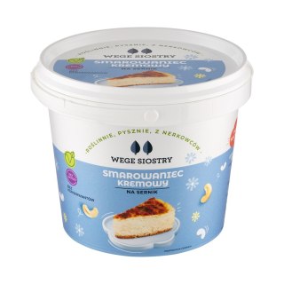 WEGAŃSKA ALTERNATYWA SERKA TWAROGOWEGO Z ORZECHÓW NERKOWCA NA SERNIK 750 g - WEGE SIOSTRY