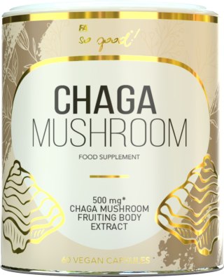 GRZYBY CHAGA EKSTRAKT (500 mg) 60 KAPSUŁEK - SO GOOD!