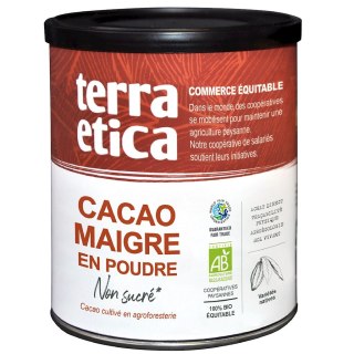 KAKAO SPROSZKOWANE ODTŁUSZCZONE FAIR TRADE BIO 280 g - TERRA ETICA