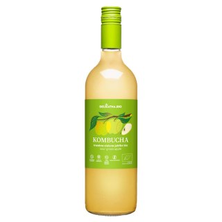 KOMBUCHA O SMAKU KWAŚNEGO ZIELONEGO JABŁKA BIO 750 ml - DELIKATNA