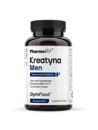 KREATYNA MEN BEZGLUTENOWA 125 KAPSUŁEK - PHARMOVIT (GYM FOOD)