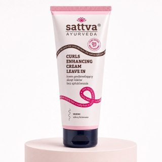 KREM PODKREŚLAJĄCY SKRĘT LOKÓW BEZ SPŁUKIWANIA 200 ml - SATTVA (AYURVEDA)