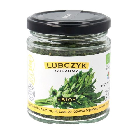 LUBCZYK SUSZONY BEZGLUTENOWY BIO 20 g - PIĘĆ PRZEMIAN