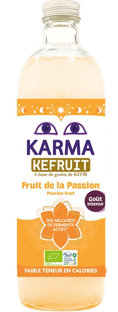 NAPÓJ PROBIOTYCZNY KEFRUIT MARAKUJA FAIR FOR LIFE BIO 750 ml - KARMA