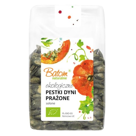 PESTKI DYNI PRAŻONE SOLONE BIO 125 g - BATOM