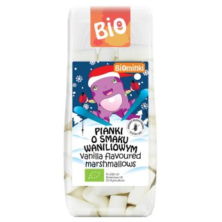 PIANKI O SMAKU WANILIOWYM BEZGLUTENOWE BIO 120 g - BIOMINKI (EDYCJA ŚWIĄTECZNA)(PRODUKT SEZONOWY)