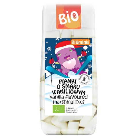 PIANKI O SMAKU WANILIOWYM BEZGLUTENOWE BIO 120 g - BIOMINKI (EDYCJA ŚWIĄTECZNA)(PRODUKT SEZONOWY)