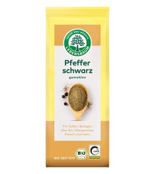 PIEPRZ CZARNY MIELONY BIO 50 g - LEBENSBAUM