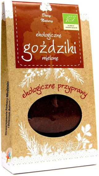 Przecena GOŹDZIKI MIELONE BIO 30 g - DARY NATURY