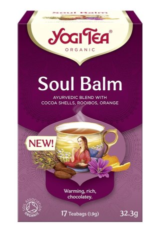 Przecena HERBATKA BALSAM DLA DUSZY (SOUL BALM) BIO (17 x 1,9 g) 32,3 g - YOGI TEA