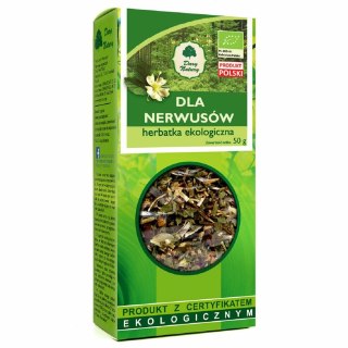 Przecena HERBATKA DLA NERWUSÓW BIO 50 g - DARY NATURY