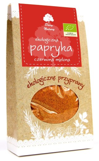 Przecena PAPRYKA CZERWONA SŁODKA MIELONA BIO 50 g - DARY NATURY