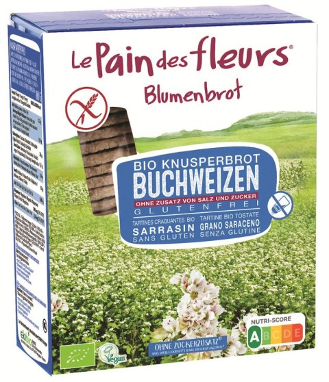 Przecena PIECZYWO CHRUPKIE GRYCZANE BEZ DODATKU SOLI I CUKRU BEZGLUTENOWE BIO 150 g - LE PAIN DES FLEURS