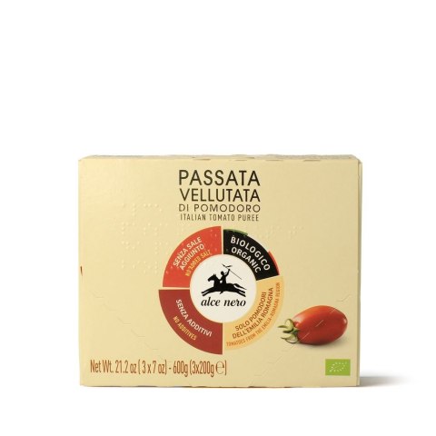 Przecena SOS POMIDOROWY PASSATA BIO 3x200 g - ALCE NERO
