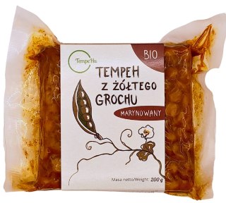 Przecena TEMPEH Z GROCHU ŻÓŁTEGO MARYNOWANY BIO 200 g - TEMPEHU