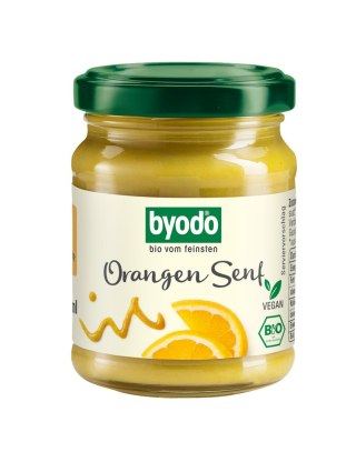 SOS MUSZTARDOWO - POMARAŃCZOWY BEZGLUTENOWY BIO 125 ml - BYODO