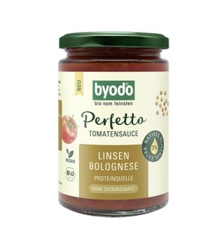 SOS POMIDOROWY BOLOŃSKI Z SOCZEWICĄ BIO 340 ml - BYODO