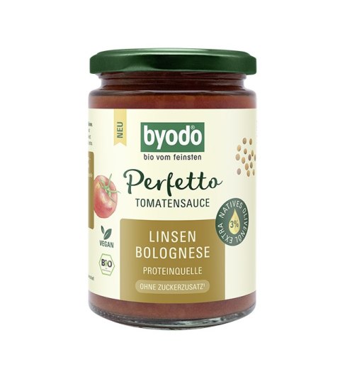 SOS POMIDOROWY BOLOŃSKI Z SOCZEWICĄ BIO 340 ml - BYODO