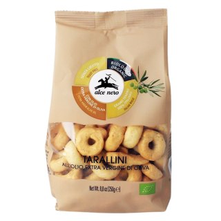 TARALLINI Z OLIWĄ Z OLIWEK EXTRA VIRGIN BIO 250 g - ALCE NERO