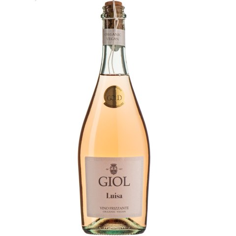 WINO RÓŻOWE WYTRAWNE LEKKO MUSUJĄCE LUISA FRIZZANTE BIO 0,75 L (WŁOCHY) - GIOL