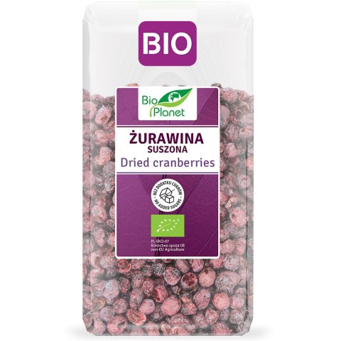 ŻURAWINA SUSZONA NIESŁODZONA BIO 100 g - BIO PLANET