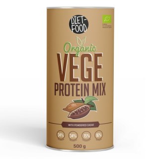 BIAŁKO VEGE MIX KAKAO BIO 500 g - DIET-FOOD