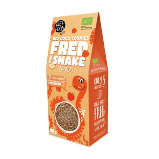 CIASTKA BŁONNIKOWE KOKOSOWE Z JABŁKAMI BIO 80 g - DIET-FOOD (KIDS)