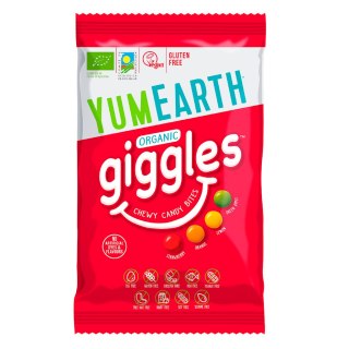 DRAŻE MIĘKKIE (GIGGLES) BEZGLUTENOWE BIO 40 g - YUM EARTH