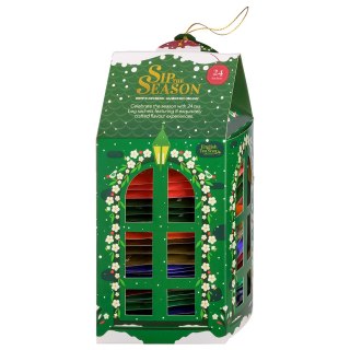 HERBATKA MIX BIO LATARNIA ŚWIĄTECZNA 8 SMAKÓW (24 x 1,5 g) 36 g - ENGLISH TEA SHOP ORGANIC (PRODUKT SEZONOWY)