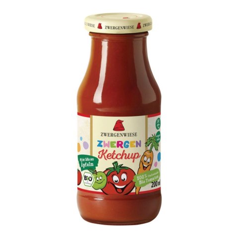 KETCHUP DLA DZIECI BEZGLUTENOWY BIO 200 ml - ZWERGENWIESE