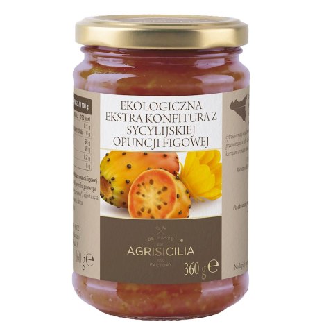 KONFITURA Z OPUNCJI FIGOWEJ SYCYLIJSKIEJ BIO 360 g - AGRISICILIA