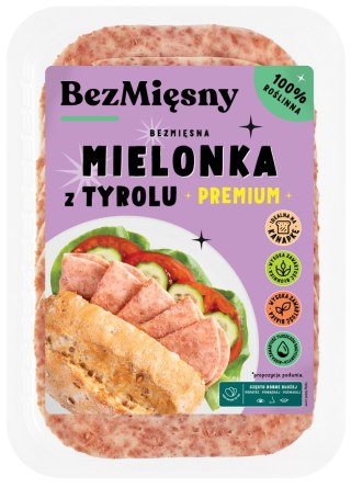 Przecena MIELONKA TYROLSKA ROŚLINNA PLASTRY 100 g - BEZMIĘSNY