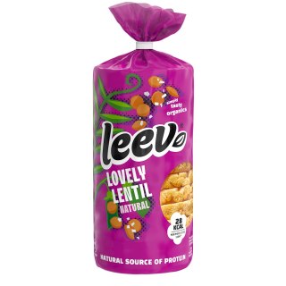 WAFLE Z SOCZEWICY PROTEINOWE SOLONE BEZGLUTENOWE BIO 100 g - LEEV