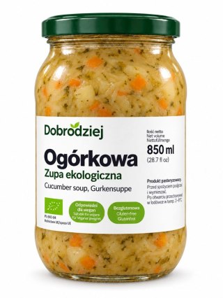 ZUPA OGÓRKOWA BEZGLUTENOWA BIO 850 ml - DOBRODZIEJ