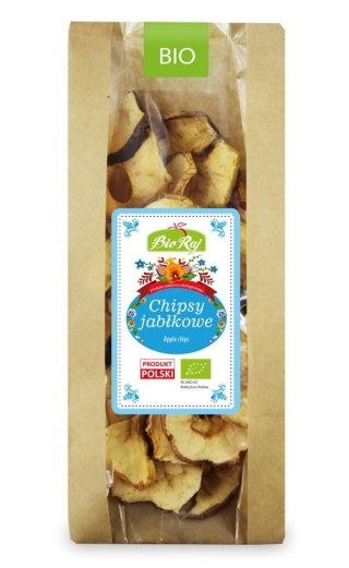 CHIPSY JABŁKOWE BEZGLUTENOWE BIO (POLSKA) 50 g - BIO RAJ