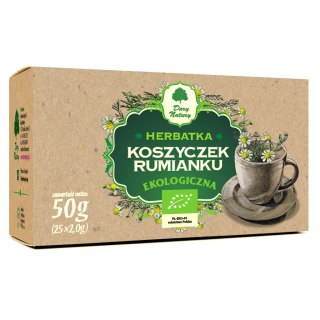 HERBATKA KOSZYCZEK RUMIANKU BIO (25 x 2 g) 50 g - DARY NATURY