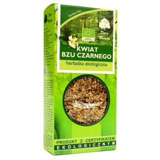 HERBATKA KWIAT CZARNEGO BZU BIO 50 g - DARY NATURY