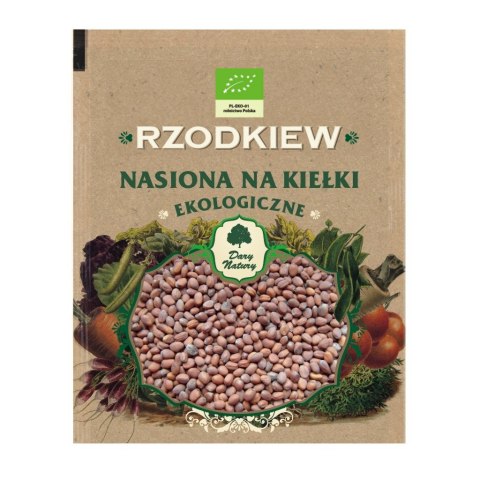 NASIONA RZODKIEWKI BIO NA KIEŁKI 30 g - DARY NATURY