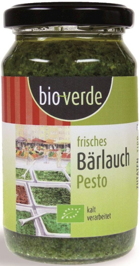 PESTO Z CZOSNKU NIEDŹWIEDZIEGO BIO 165 g - BIO-VERDE