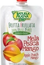MUS JABŁKO - MANGO - BRZOSKWINIA BEZ DODATKU CUKRÓW BIO 100 g - FRULLA
