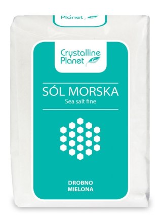 SÓL MORSKA DROBNO MIELONA 600 g - CRYSTALLINE PLANET