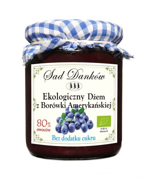 BORÓWKA AMERYKAŃSKA 80 % BIO 260 g - SAD DANKÓW