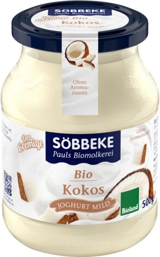 JOGURT KREMOWY KOKOSOWY BIO 500 g (SŁOIK) - SOBBEKE