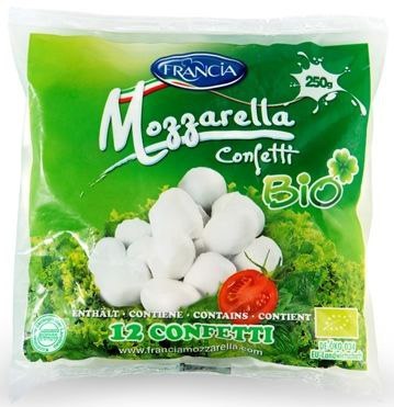 MOZZARELLA MINI BIO 450 g (250 g) - FRANCIA