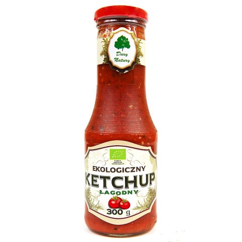 KETCHUP ŁAGODNY BIO 300 g - DARY NATURY