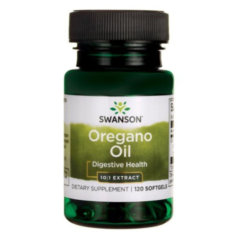 Naturalny olejek z oregano (oregano oli) ekstrakt 10:1 120 kapsułek 150 mg Swanson