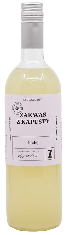 ZAKWAS Z KAPUSTY BIAŁEJ BIO 750 ml - DELIKATNA